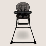 MBHC1 Compact Highchair - Black Leopard - Grade C