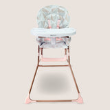 My Babiie MBHC1 Compact Highchair - Rose Geo
