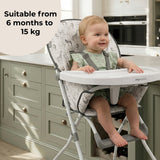 My Babiie MBHC1 Compact Highchair - Samantha Faiers Safari