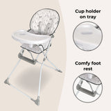 My Babiie MBHC1 Compact Highchair - Samantha Faiers Safari