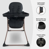 MBHC2 Compact Fold Highchair - Black - Grade A