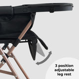 MBHC2 Compact Fold Highchair - Black - Grade A