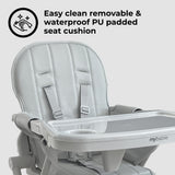 MBHC2 Compact Fold Highchair - Grey - Grade A