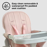 My Babiie MBHC2 Compact Folding Highchair - Pink
