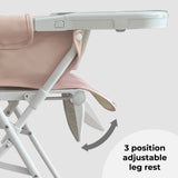 My Babiie MBHC2 Compact Folding Highchair - Pink
