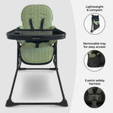 MBHC2 Compact Fold Highchair - Green - Grade A