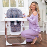 Dani Dyer Navy Leopard Highchair - Grade A