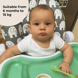 My Babiie MBHC8 Premium Highchair - Elephant