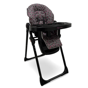 MBHC8 Premium Highchair - Hot Pink Leopard