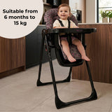 My Babiie MBHC8 Premium Highchair - Hot Pink Leopard