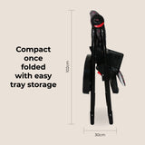 MBHC8 Premium Highchair - Hot Pink Leopard