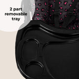 MBHC8 Highchair - Black Pink Leopard - Grade B
