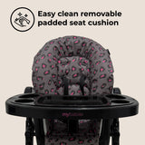 MBHC8 Highchair - Black Pink Leopard - Grade A