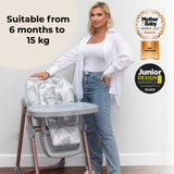 My Babiie MBHC8 Premium Highchair - Billie Faiers Rose Gold Grey