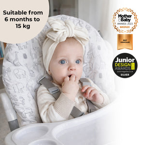 My Babiie MBHC8 Premium Highchair - Wild Safari