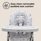 My Babiie MBHC8 Premium Highchair - Wild Safari