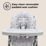 MBHC8 Highchair - Wild Animals - Grade A