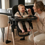 My Babiie MBHC9 Luxe Highchair from Birth - Rose Gold Black