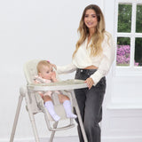 My Babiie MBHC9 Luxe Highchair - Oatmeal