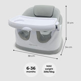 Booster Highchair - Grey - Grade A