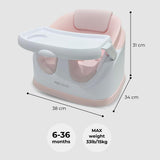 My Babiie MBHCB 2-in-1 Baby Booster Seat - Pink