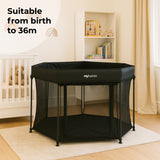 My Babiie Baby Playpen - Black