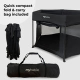 My Babiie Baby Playpen - Black