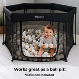 Baby Playpen - Black - Grade B