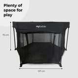 Baby Playpen - Black - Grade B