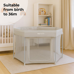 Baby Playpen - Ivory - Grade B