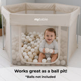 Baby Playpen - Ivory - Grade B