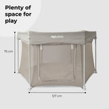 Baby Playpen - Ivory - Grade B