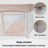 Baby Playpen - Blush Pink - Grade A