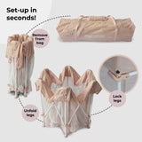 Baby Playpen - Blush Pink - Grade C