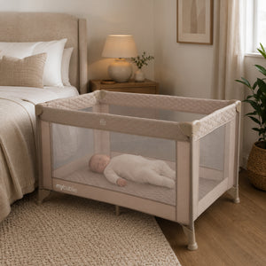 Ivory Travel Cot - Grade A