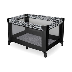 My Babiie Leopard Travel Cot - Grade B