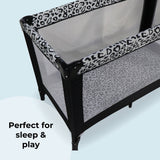 My Babiie Leopard Travel Cot - Grade B