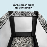 My Babiie Leopard Travel Cot - Grade B