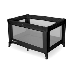 MBTC1 Travel Cot - Black Quilted