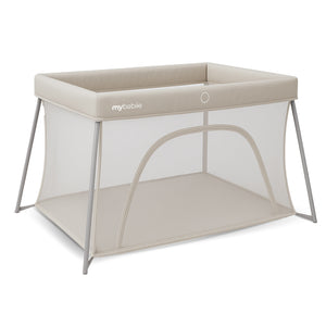 My Babiie Air-Light Luxe Travel Cot - Ivory - Grade C