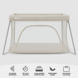 My Babiie Air-Light Luxe Travel Cot - Ivory - Grade A