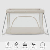 My Babiie Air-Light Luxe Travel Cot - Ivory - Grade C