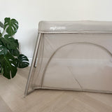 My Babiie Air-Light Luxe Travel Cot - Ivory - Grade C