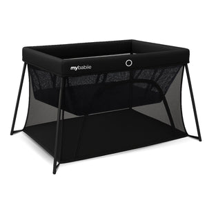 My Babiie Air-Light 3-in-1 Luxe Travel Cot - Black - Grade B