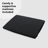 My Babiie MBTC3 Air-Light 3-in-1 Travel Cot with Bassinet - Black