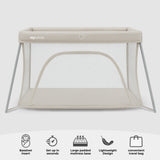 My Babiie Air-Light 3-in-1 Luxe Travel Cot - Ivory - Grade C
