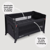 My Babiie MBTC4 LUXE 4-in-1 Travel Cot - Black - Grade A