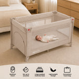 My Babiie MBTC4 LUXE 4-in-1 Travel Cot - Ivory - Grade A