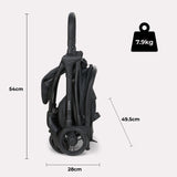 My Babiie MBX2 Compact Stroller - Black