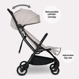My Babiie MBX2 Compact Stroller - Oatmeal